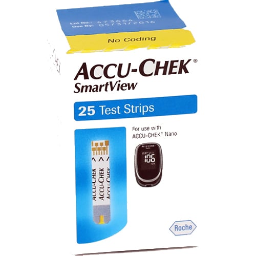 AccuChek Smartview Retail 25 ct Test Strip Bank We Buy Diabetic