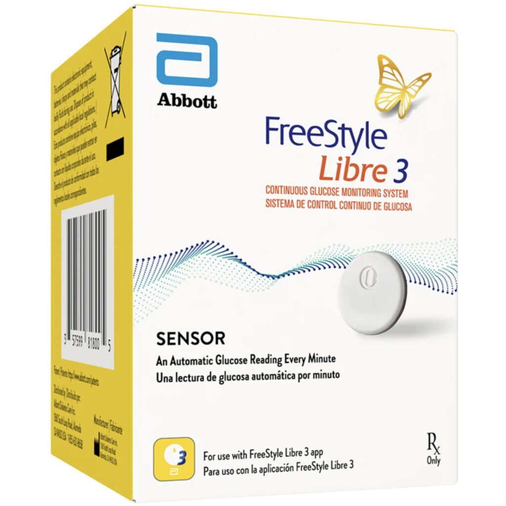 Freestyle Freestyle Libre 3 Sensors Expires 3 months+ Test Strip